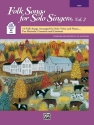 Folk Songs Solo Singers 2 High (book) Voice and ensemble