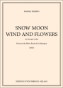 Snow Moon Wind and Flowers Baroque Violin Book