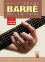 Gli accordi barr con la chitarra Guitar Book & Media-Online