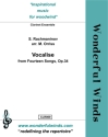 Vocalise (from '14 Songs op.34') for clarinet ensemble