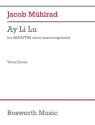 Ay Li Lu SATB (div) A Cappella Vocal Score