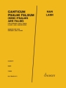 Canticum Psalmi Falsum gemischter Chor (SATB), Harfe, Klavier, und Schlaginstrumente (Vibraphon, Rhrenglocken, Pauken, Sch Chorpartitur