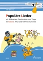 Populre Lieder (+MP3+PDFs) fr Gitarre, JelGi und Orff-Instrumente