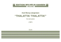 Thalatta! Thalatta! Piano Book