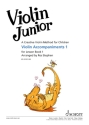 Violin Junior: Violin accompaniments 1 Band 1 2 Violinen Lehrbuch