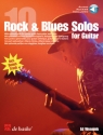 10 Rock & Blues Solos (+Online-Audio) for guitar