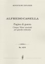 Pagine di guerra (Cinque films musicali) per grande orchestra Partitur