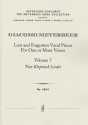 Lost and Forgotten Vocal Pieces Vol.7: Three Klopstock Lieder  for One or More Voices and Instrument