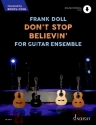 Don't Stop Believin' (+Online-Audio) fr 4 Gitarren Partitur und Stimmen