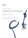 Andante und Polonaise fr Sopransaxophon und Klavier