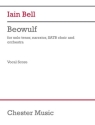 Beowulf Solo Tenor, Narrator, SATB and Orchestra Vocal Score