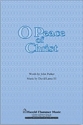 O Peace of Christ SATB Chorpartitur