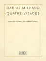 Quatre Visages pour alto et piano