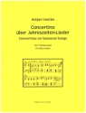 Concertino ber Jahreszeiten-Lieder fr Truhenorgel