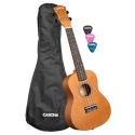 Concert Ukulele Linden Brown (incl. Bag, 3 Picks)