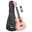 Concert Ukulele Linden Pink (incl. Bag, 3 Picks)