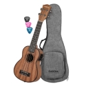 Soprano Ukulele Mahogany Lefthand with pickup system (incl. Bag padded, 3 Picks)