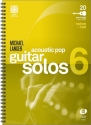 6 acoustic pop guitar solos (+Online-Audio) fr Gitarre (Noten und TAB, easy/medium)
