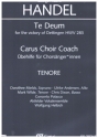 Te Deum for the victory of Dettingen HWV 283 - Chorstimme Tenor  mp3-CD