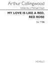 My Love Is Like A Red, Red Rose TTBB Klavierauszug