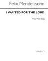 I Waited For The Lord SA Klavierauszug