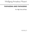 Papagena and Papageno for 2 high voices (SA) and piano choral score