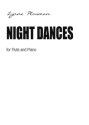 Night Dances Flte und Klavier Buch