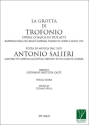 La grotta di Trofonio, opera comica in 2 acts Opera Buch