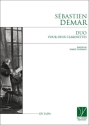 Duo, pour deux clarinettes Clarinet Duet Buch + Einzelstimme(n)