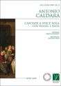 Cantate a voce sola, con violini e senza Solo Voice and Violins Partitur + Stimmen