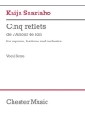 Cinq Reflets (Vocal Score) Soprano, Baritone and Orchestra Vocal Score