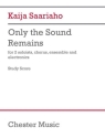 Only The Sound Remains   1. Always Strong for 2 soloists, chorus, ensemble and electronics study score