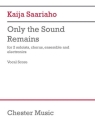 Only The Sound Remains (Vocal Score) Opera Vocal Score