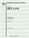 Norma: Overture (Sinfonia) (f/o sc) Scores