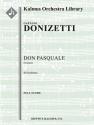 Don Pasquale: Overture (f/o sc) Scores