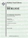 Summer Nights, Op. 7 (high voice f/o sc) Scores