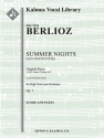 Summer Nights, Op. 7 (high voice, f/o) Full Orchestra