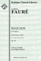 Requiem, Op. 48 (vocal score) Scores