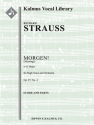 Morgen from Four Songs, Op 27/4 (f/o) Full Orchestra