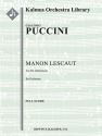 Manon Lescaut Act III Intermez (f/o sc) Scores