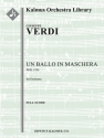 Un Ballo in Maschera: Prelude (f/o sc) Scores