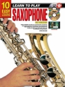 10 Easy Lessons - Learn To Play Saxophone Saxophone Book & Media-Online