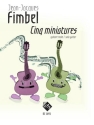 Cinq miniatures Gitarre Buch