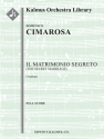 Il Matrimonio Segreto Overture (orch sc) Scores