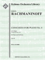 Concerto for Piano No 4 in G min SC Scores