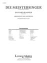 Die Meistersinger Excerpts (c/b score) Scores