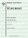 Ave Maria Op 52/6 D 839 (hi voice/orch) high voice and orchestra score and parts