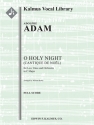 O Holy Night (f/o score) for low voice and orchestra score