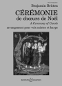 Crmonie de churs de Nol op. 28 pour voix mixtes et harpe partition chant et harpe (fr/en)