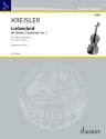 Liebesleid (Alt-Wiener Tanzweisen, Nr. 2) fr Violine und Klavier